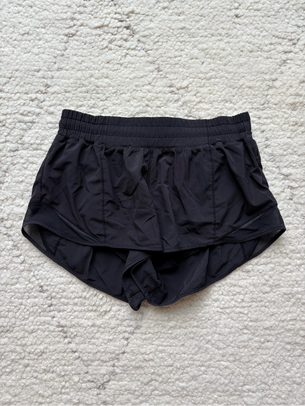 lululemon athletica Black Women's Athletic Running Shorts